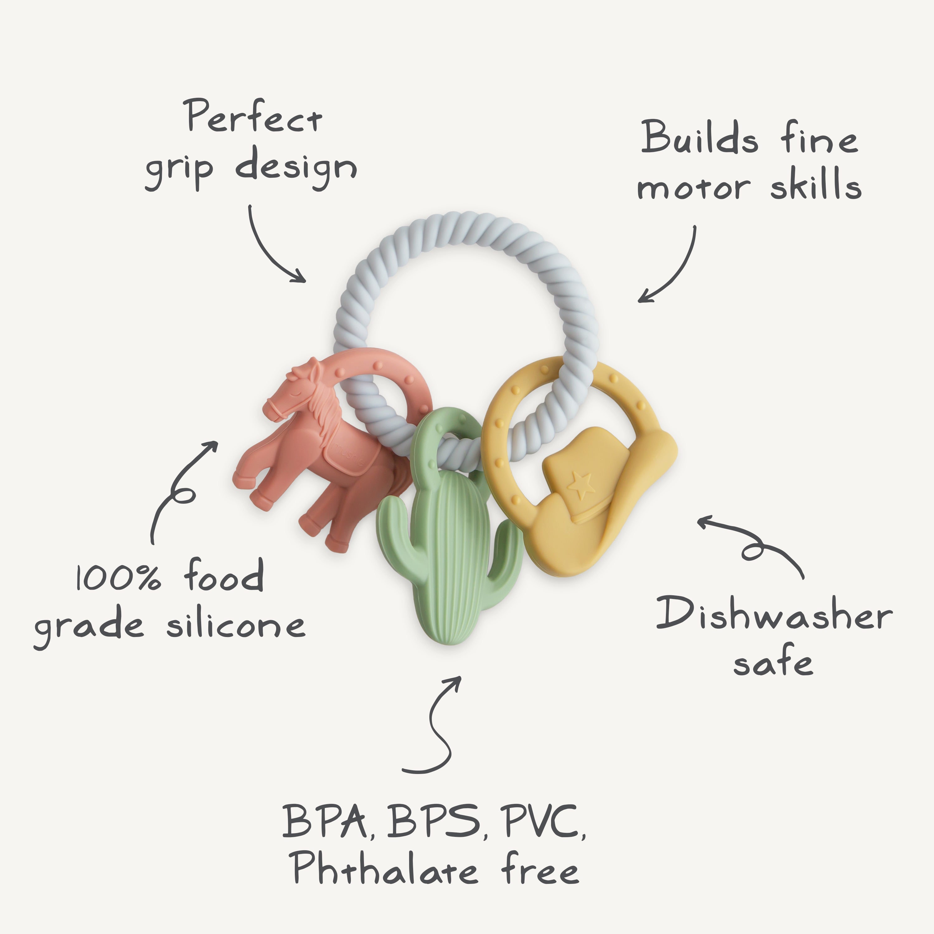 Image of Western Teething Ring